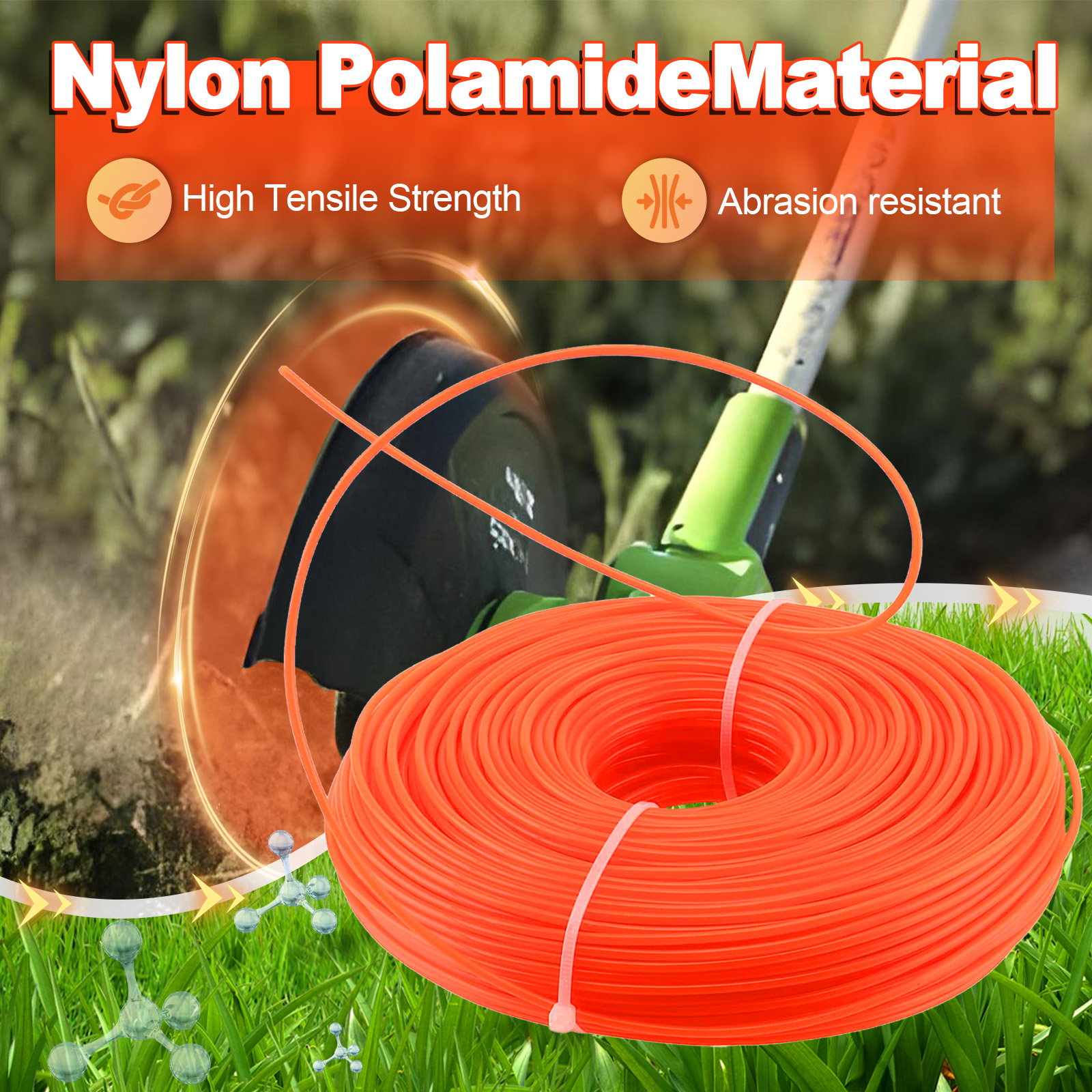 1.6mm～3mm*15M Round Nylon Trim – обзор и цена Urban Farming Kit
